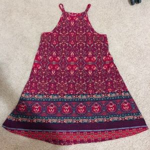 Floral Paisley Sleeveless Dress